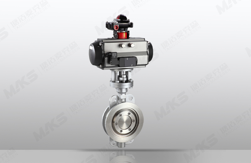 氣動硬密封對夾蝶閥