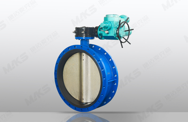 法蘭中心板式蝶閥（電動）